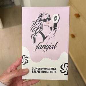 Fangirl Clip-On Phone Fan & Selfie Ring Light